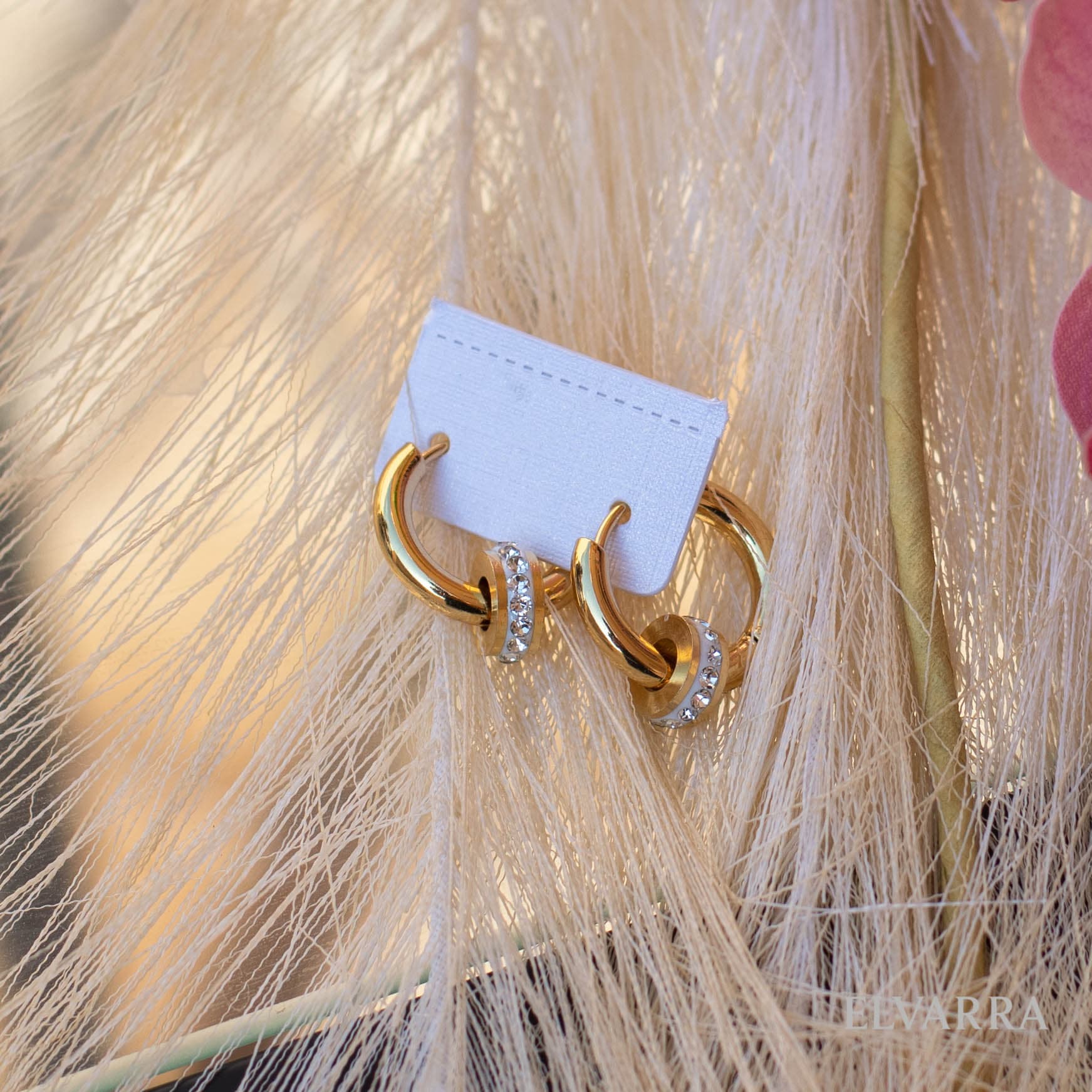 Rotate pendant single-layer simple personality earring