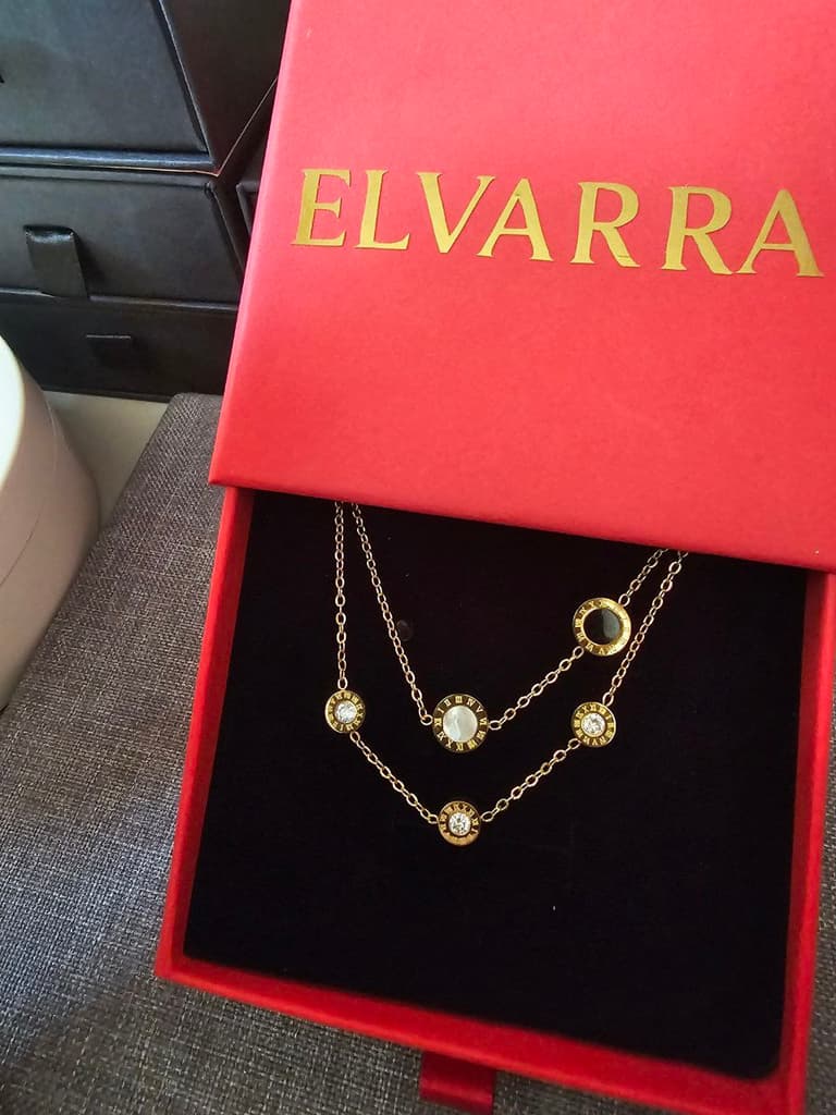 Charm Cuff Bracelet Thin Chain Stainless with roman letters