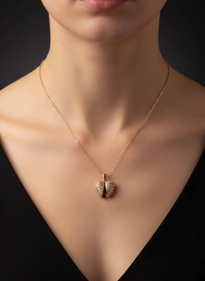 Stainless Steel Jewelry Fashion Open Zircon Angel Wings Blank Heart Pendant Necklaces stainless steel jewellery by Elvarra